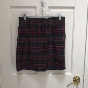 Jcrew tartan skirt